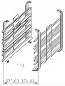 Навесная рама 6-1/1 Лотки 6 уровней RATIONAL 60.61.649 в компании ШефСтор